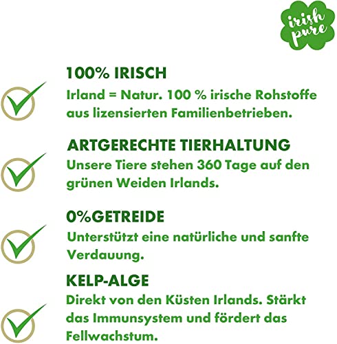 Irish Pure Kleine Hundeknochen. Getreidefrei, Hunde Kauknochen vom Rind, 100% Natürlicher Hundeknochen, Hundeleckerli, Kausnack - ca.12cm/220g (Filled Smoked Bone mit Kelp-Alge)
