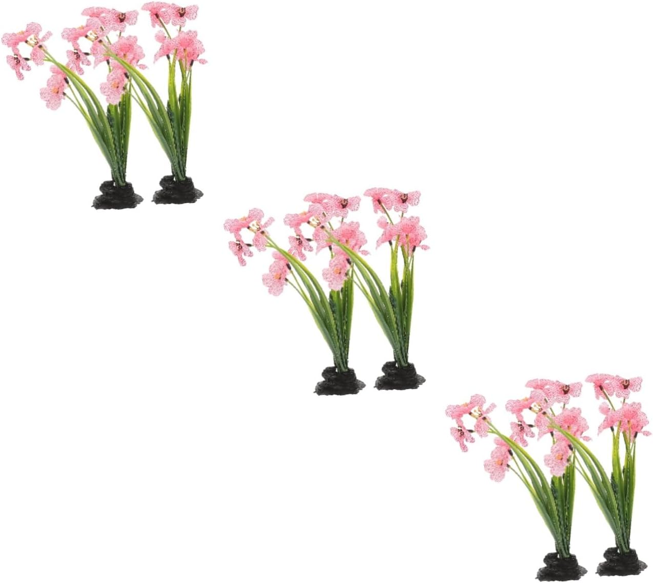 NOLITOY 6 Pcs Aquatic Plant Fish Tank Small Fish Tank Plant Decoration Decorative Aquarium Compact Aquarium Realistic Decor Realistic