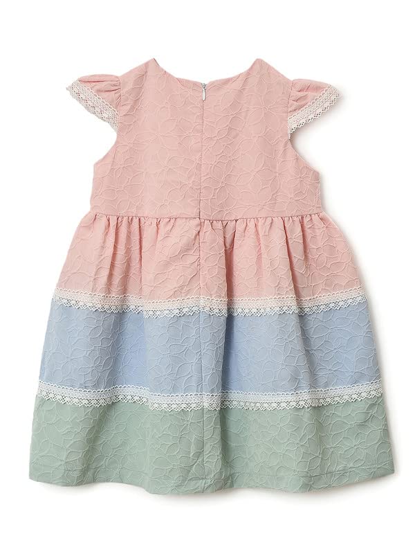 Image of Mi Arcus Corduroy Collar Dress for Baby Girl