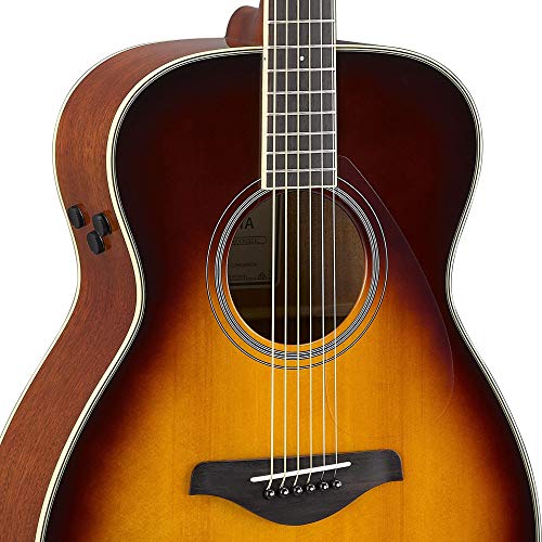 Yamaha Fs-Ta Concert Size Transacoustic Guitar W/ Chorus And Reverb, Brown Sunburst #TOP3