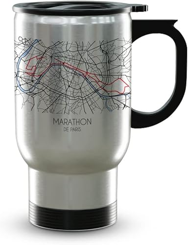 Miniatura 57 de TJ Originals Taza de café New York City Trail, taza de cerámica de 11 onzas, regalos motivacionales para hombres, recuerdo de camino de maratón