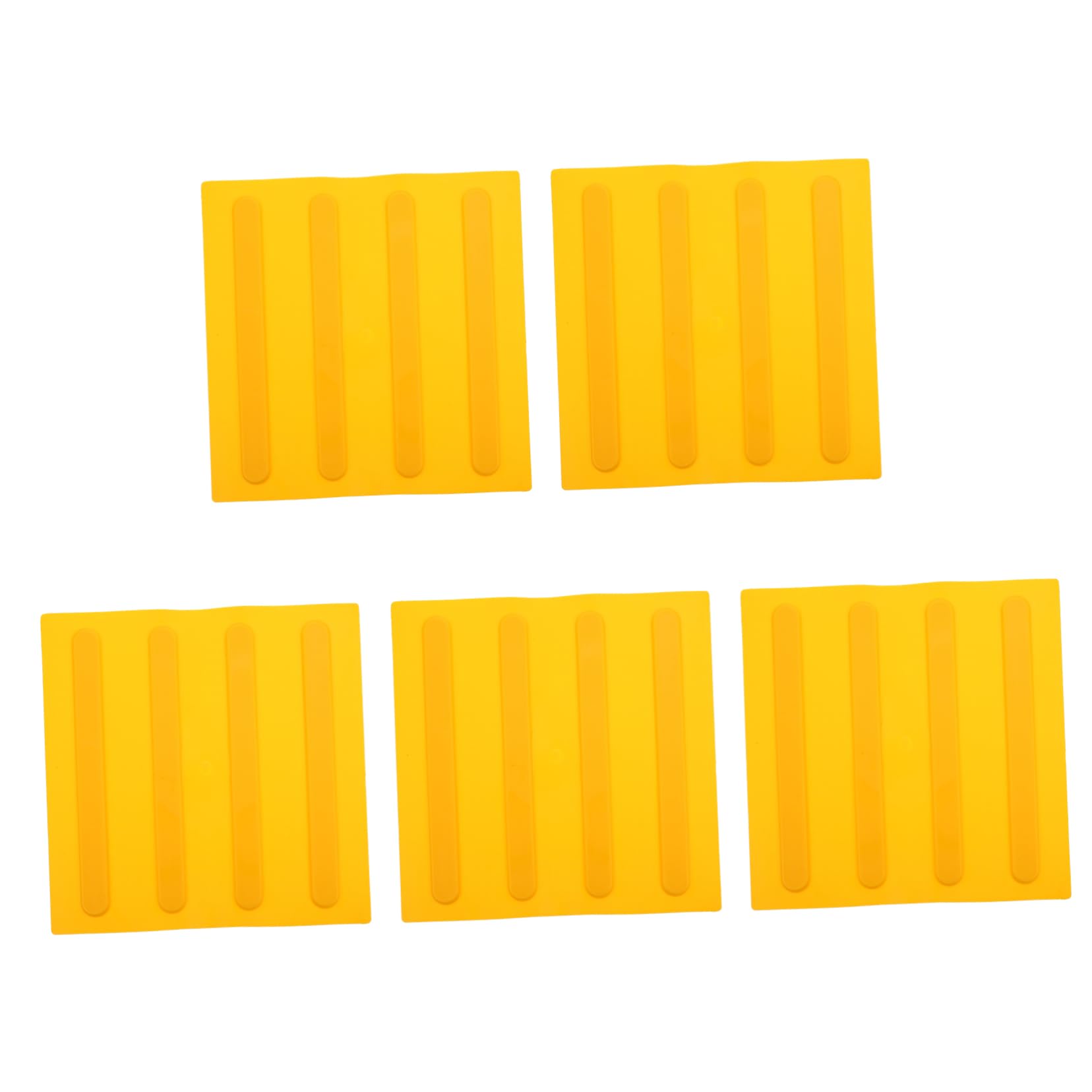 KICHOUSE Useful Board 5pcs Tactile Bricks PVC Road Board for Blind Sturdy Blind Tracks