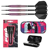 【セット商品】TEAM PRO シリーズ 2BA ブラスダーツセット ＆ TAKOMA ICON WALLET ダーツケース (CATHY LEUNG)