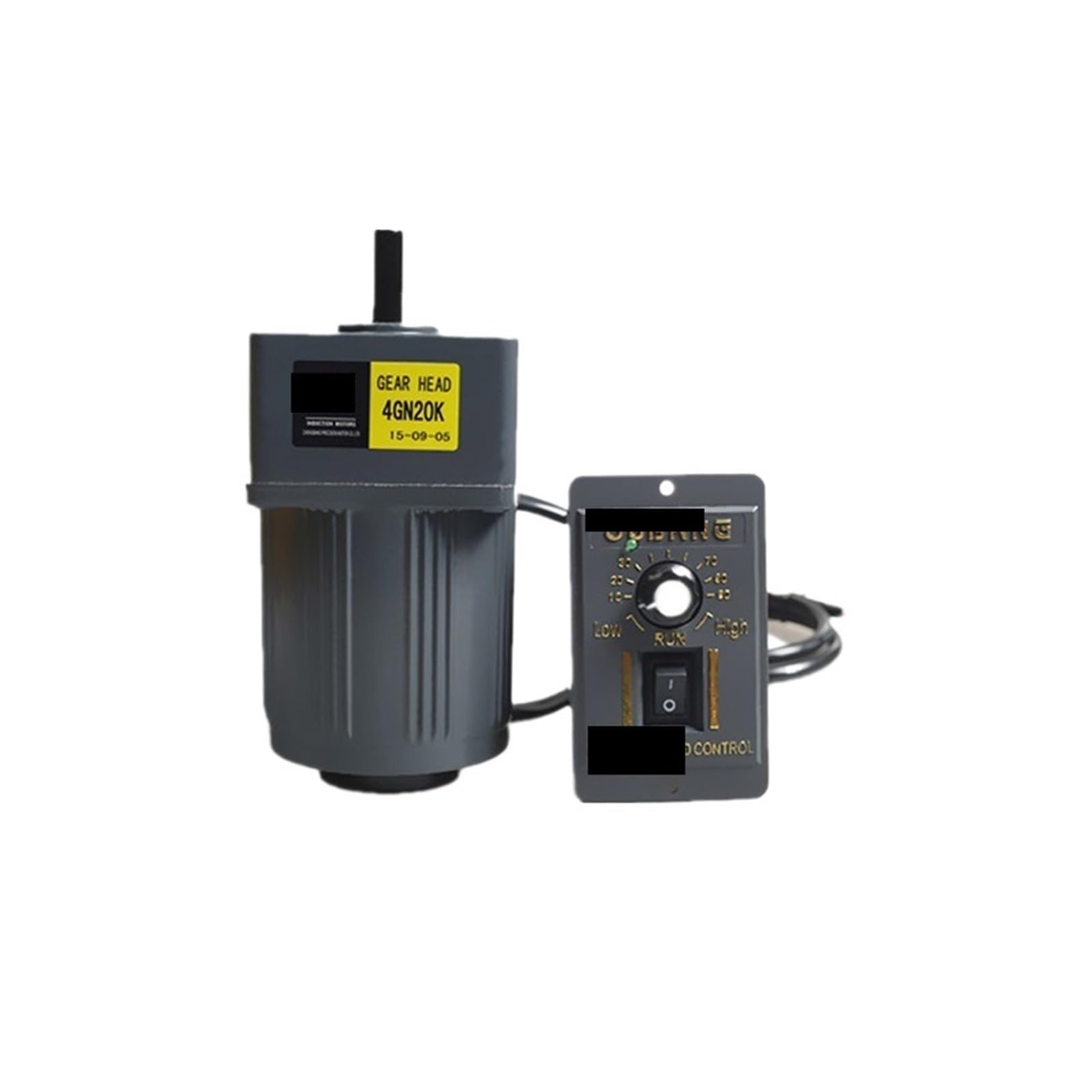 MUYTQAERG Asynchronous Motor 25W 220V AC Gear with Speed Regulator 4IK25RGN-C Adjustable Single Phase High Torque(0-7.5RPM)