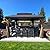 domi outdoor living 12x14 ft Wood Gazebo, Cedar Frame Hardtop Gazebo with Galvanized Steel Double Roof, Netting & Curtains, Patio Pergola Pavilion for Patio, Backyard, Deck, Lawns