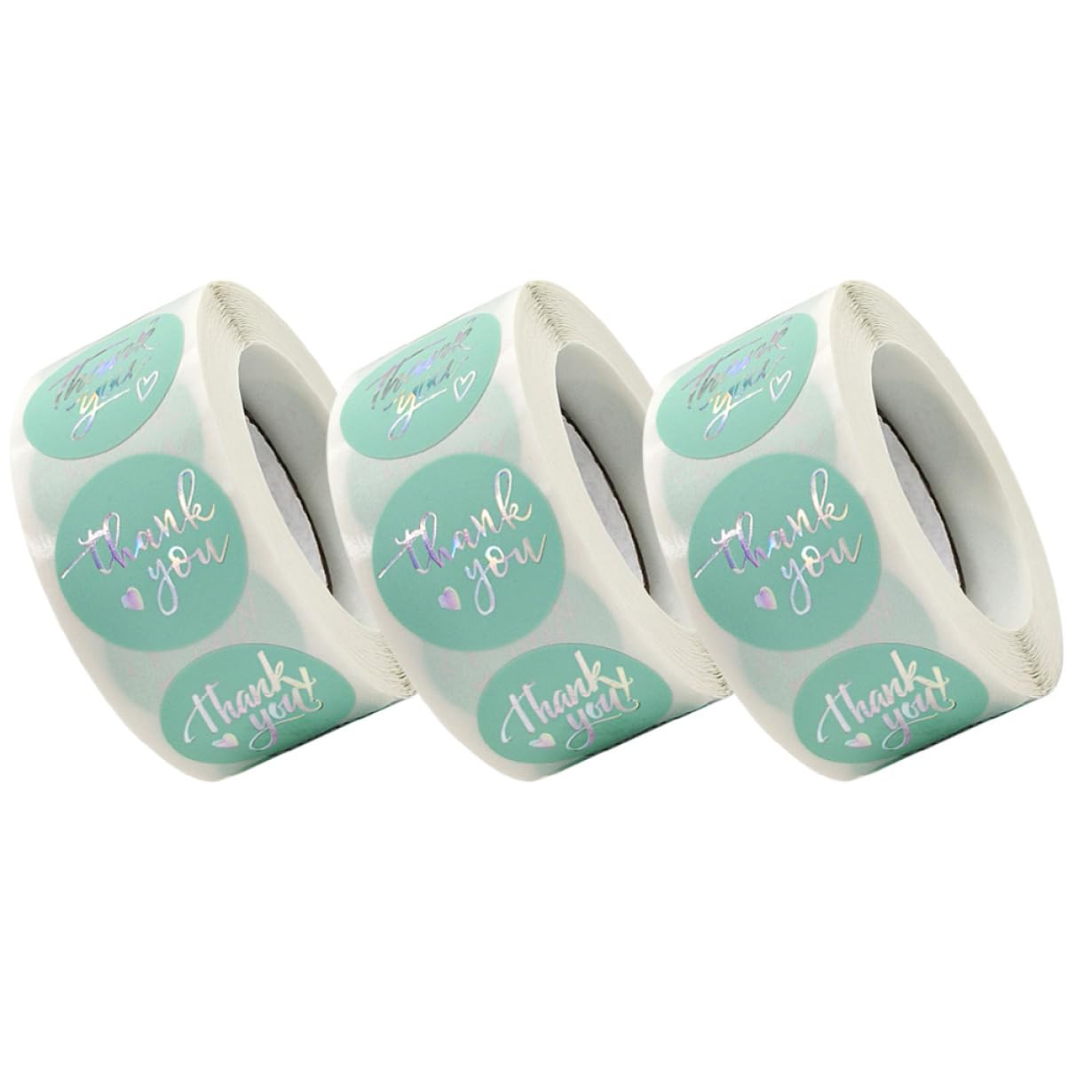 NUOBESTY 5 Set Etichetta Biscotto Biglietto Di Ringraziamento Carta Adesiva Trasparente Etichette Di Dispensa Ermetico Etichette Adesive Cucina Punto Adesivi in ​​lamiera Di Rame 3 * 5