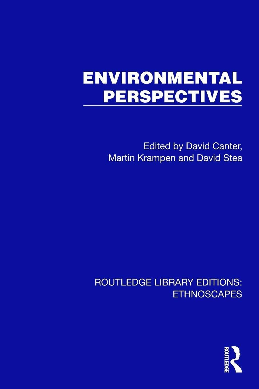 Environmental Perspectives bel ouvrage universitaire sur la crise du climat