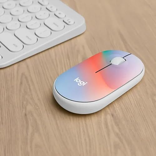 Miniatura 6 de Logitech Mouse inalámbrico M340 con impresiones de edición limitada, receptor USB, clics silenciosos, portátil para laptop, PC, Windows, cromo,