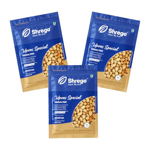 Image of SHREGO Upvas Special Roasted Peanut Unsalted, Healthy Snack, Vacuum Packed (1080 Gm)