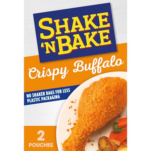 Shake 'N Bake Crispy Buffalo Seasoned Coating Mix Box (4.75 oz Boxes, Pack of 8)