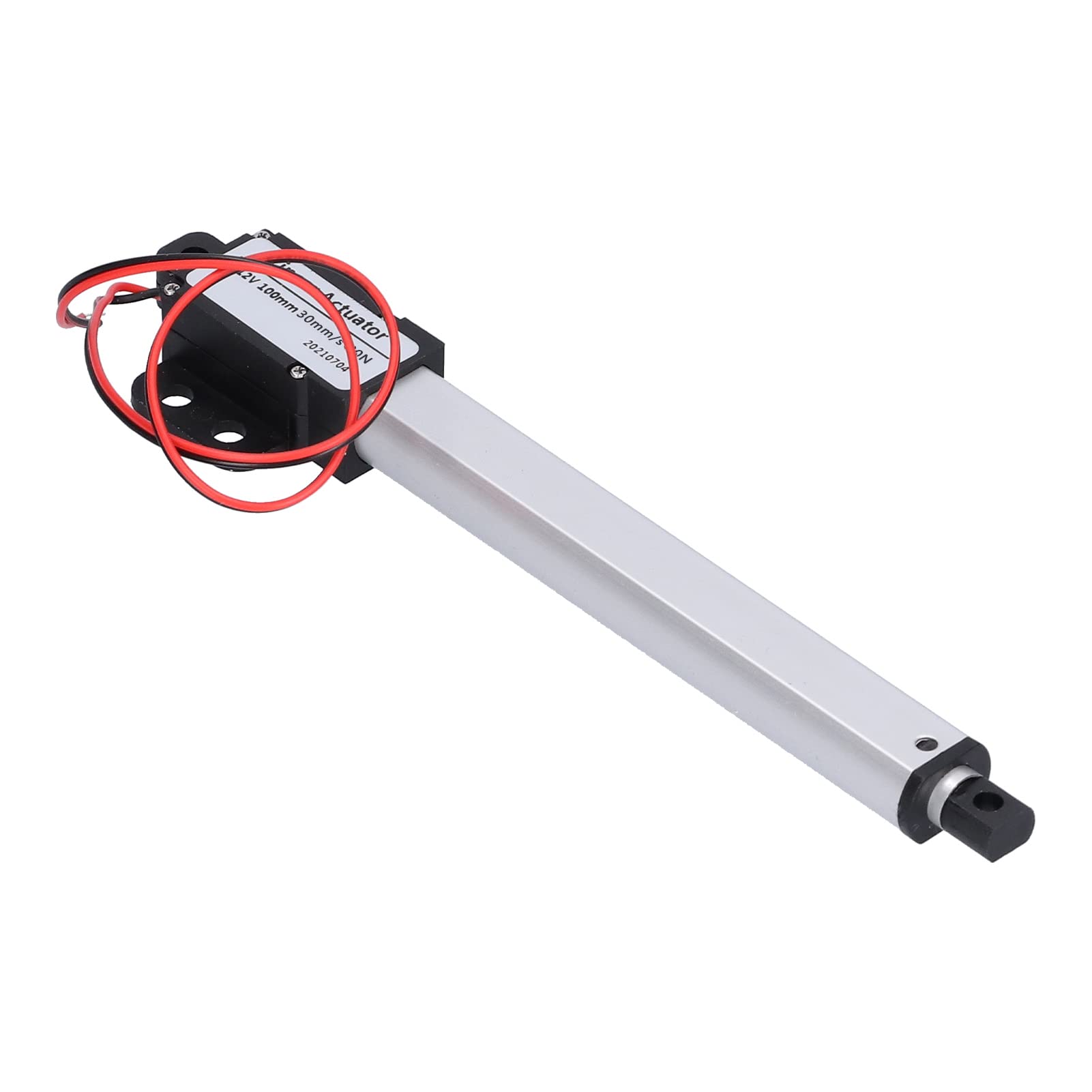 Actuador Lineal Eléctrico 12V 100mm 30mm/s 20N Bajo Ruido Interruptor Límite Interno