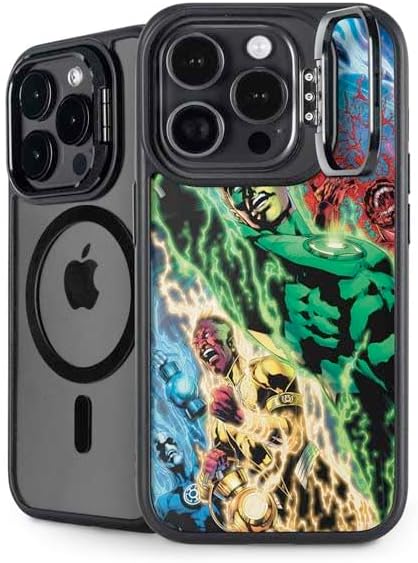 Skinit Kickstand Phone Case Compatible with iPhone 15 Pro Max - Officially Licensed DC Comics Green Lantern Portrait Art by Alex Ross Design