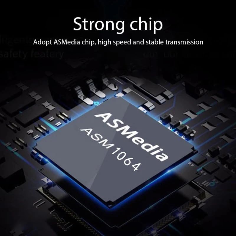 Adapter PCIe 2.0 X1 na SATA 3.0, 16 portów, karta riser, z radiatorem, karta rozszerzeń SSD 6 Gb/s, 4 tryby pamięci, kompatybilna z PCIe X4/X8/X16