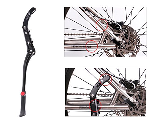image for WIROJ BlueSunshine Rear Mount Bicycle Kickstand Adjustable Aluminum Al