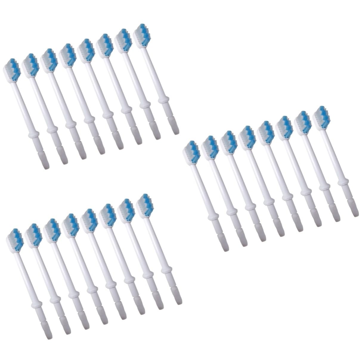 FRCOLOR 24pezzi Testine Per Spazzolino Compatibili Irrigatori Profonda Per e Gengive
