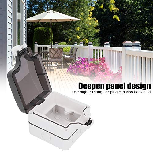 Miniatura 2 de Caja de conexión original resistente a la intemperie para interiores y exteriores, caja de cable de alimentación eléctrica para temporizadores,