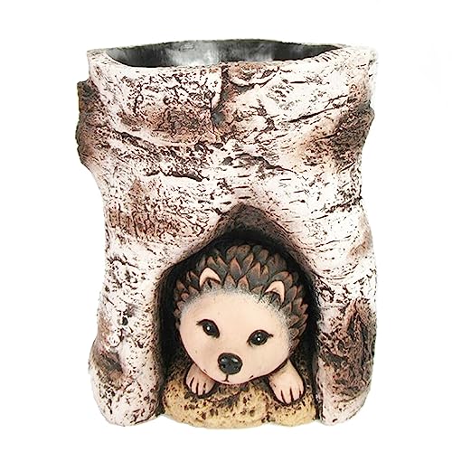 TIN DREAMS FACTORY Macetas Decorativas Pintado a Mano para Interior y Exterior, Divertida Maceta para Plantas y Flores de Terraza o Jardín, Jarrones Decorativos Originales Modernos y de Fantasía