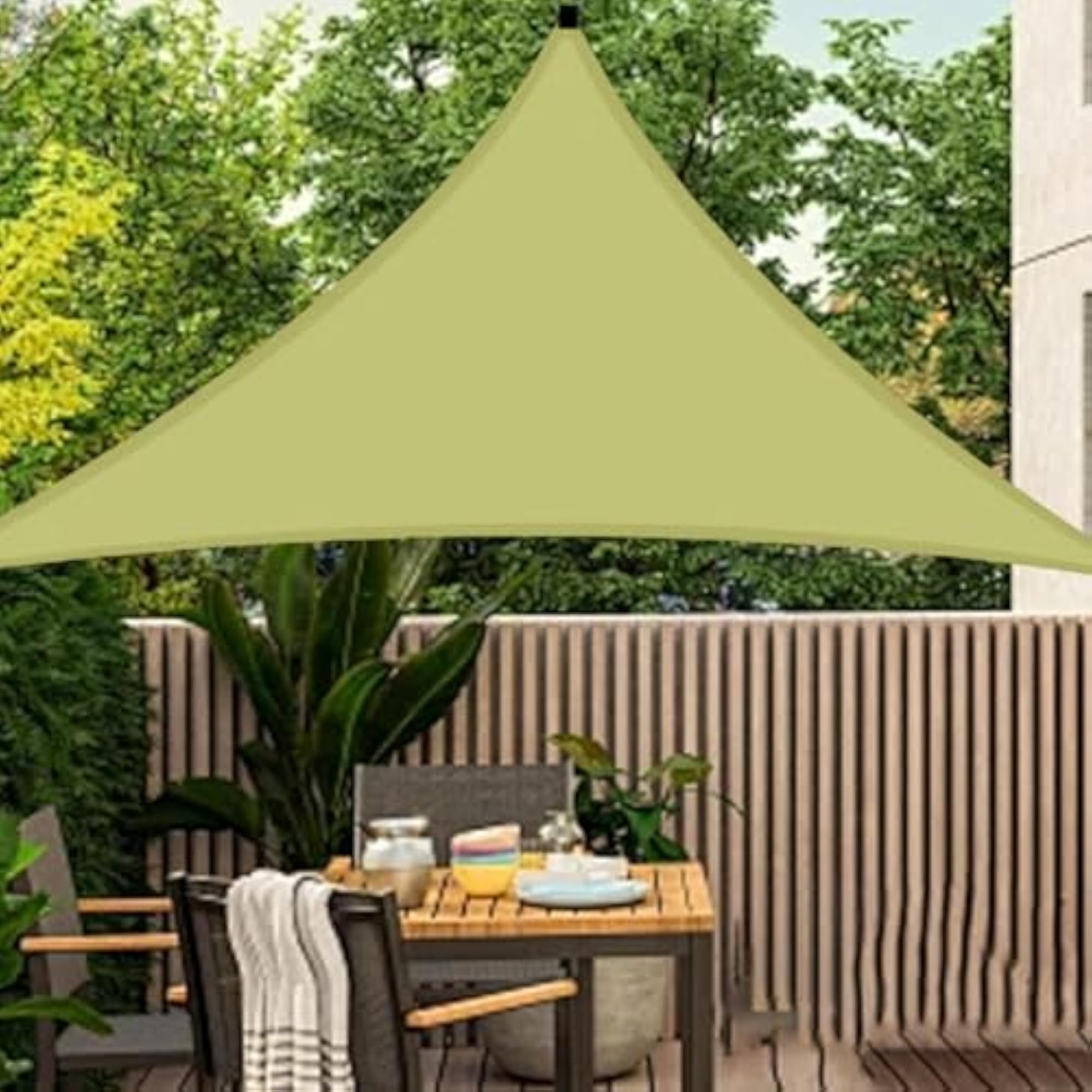 Bollywood Sun Shades Sail Triangular Protection Covers