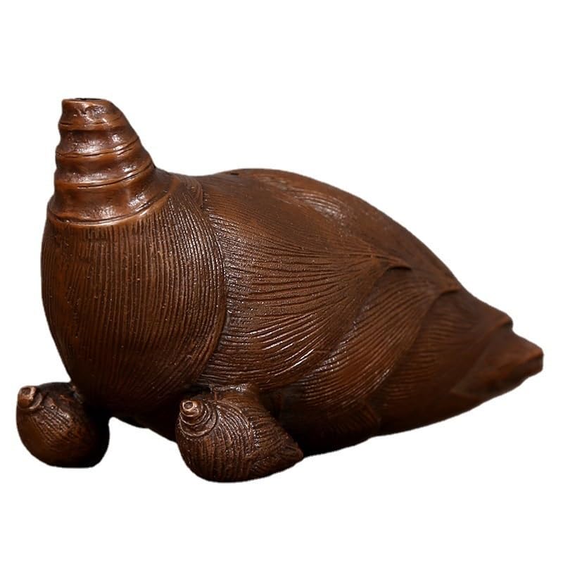 Accessoires de cérémonie de thé et brûleur de bois de santal en cuivre massif