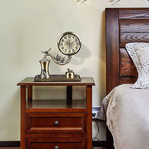 Table-Clock-Table-Clock-Modern-Light-Luxury-Metal-Seat-Clock-Living-Room-Home-American-Ornaments-Clock-Decoration-14-Inch-Shelf-Clock Table Clock Table Clock Modern Light Luxury Metal Seat Clock Living Room Home American Ornaments Clock Decoration 14 Inch Shelf Clock