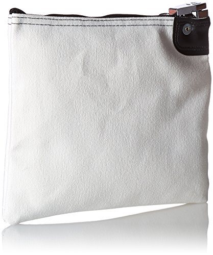 Medication Bag Heavy Canvas Standard Keyed Lock Storage Case White - Thumbnail 3