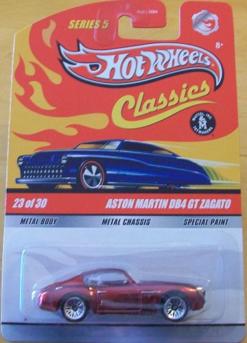 Hot Wheels Classic: Red Aston Martin DB4 GT Zagato miniatura 1