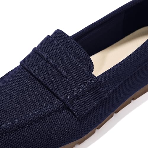 Image of Vespiero Loafers for Women Comfortable Slip on Work Flats Shoes Womens Dressy Casual Walking Shoes