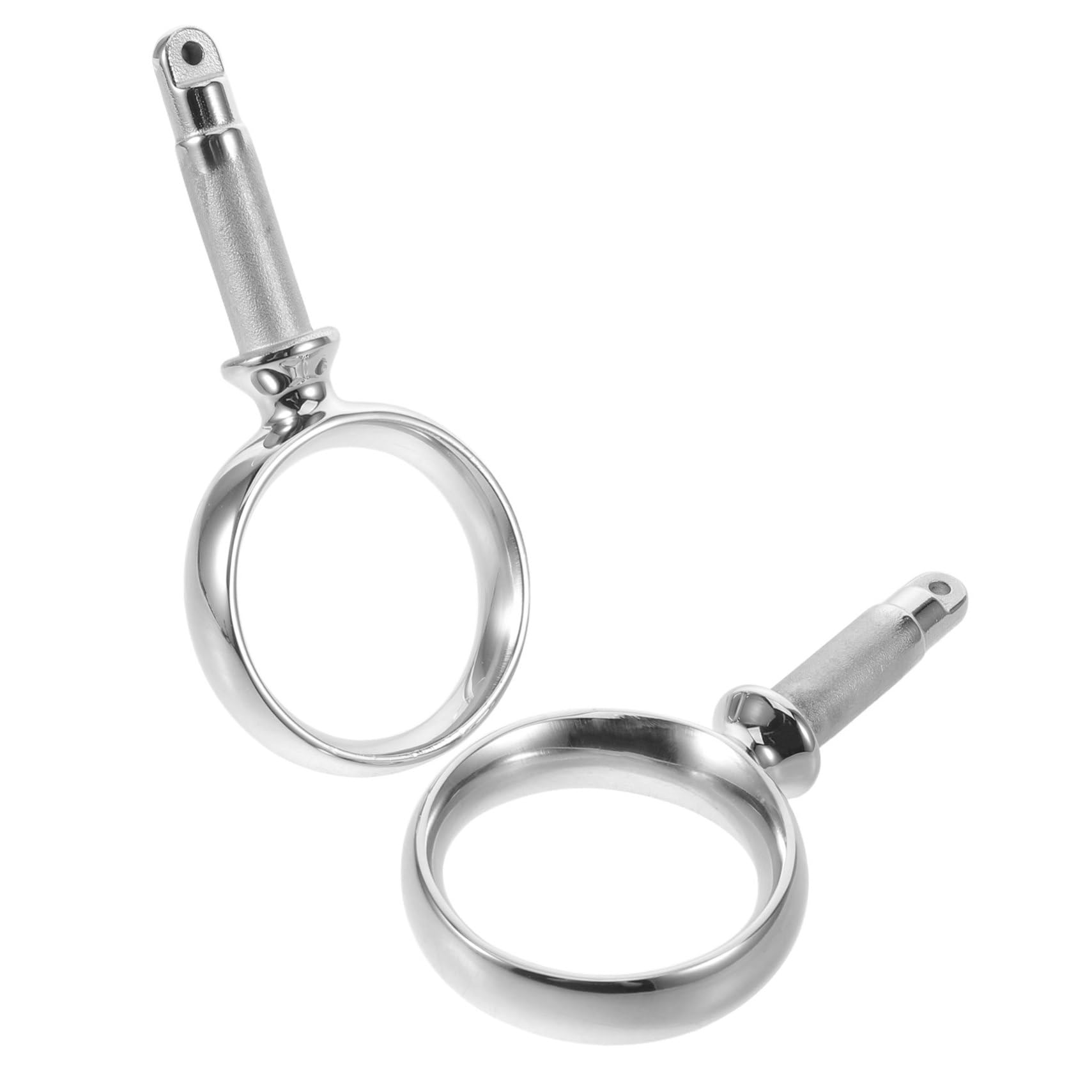 VALICLUD 2 Stück Ruderdollenhalterung aus Edelstahl 50mm für Boote und Kajaks Minimiert Vibration und Geräusche Ringförmige Bootspaddelhalterung für Professionelles Rudern