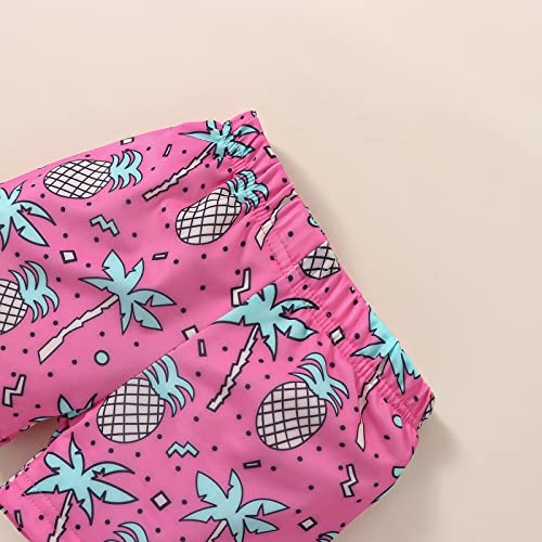 Swim Trunks For Baby Boys Infant Toddler Boy Bathing Suit Beach Swimsuit Shorts (Pineapple Pink, 12-18 Months) #TOP3