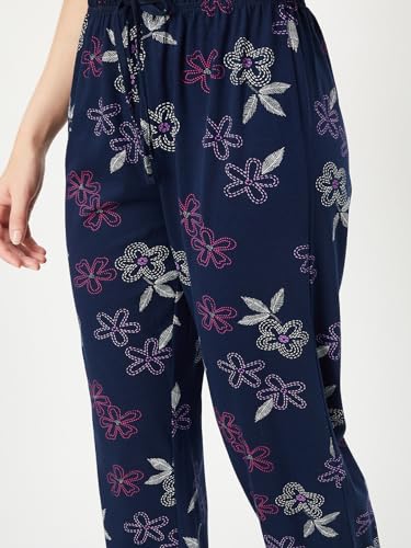Image of Max Women's Printed Round Neck Half Sleeve Cotton Pyjama Set