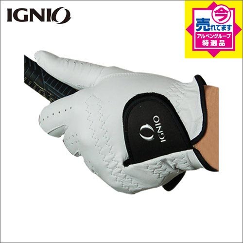 Amazon | イグニオ メンズ ゴルフグローブ〔天然羊革〕 (IG