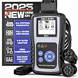 Kzyee KC601 Heavy Duty Scan Tool, HD Truck Diagnostic Scanner Transmission DPF Code Reader/Eraser with Live Data/ECU Info for J1587/J1708 J1939 Class 8 Diesel Trucks