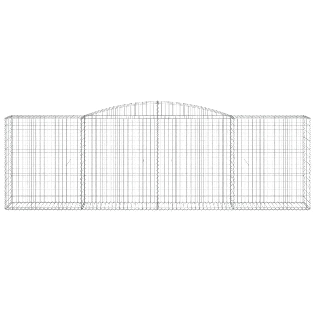 celosias para terraza exteriorenre,rincón Plantas,Cesta gaviones Forma Arco Hierro galvanizado 400x50x120/140 cmIdeal para Jardines, Salones Donde se necesite