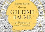 Geheime Räume: 24 Postkarten zum Ausmalen