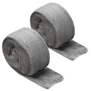JatilEr 3m Stahlwolle Fein 0000 Grade, 2 Stück