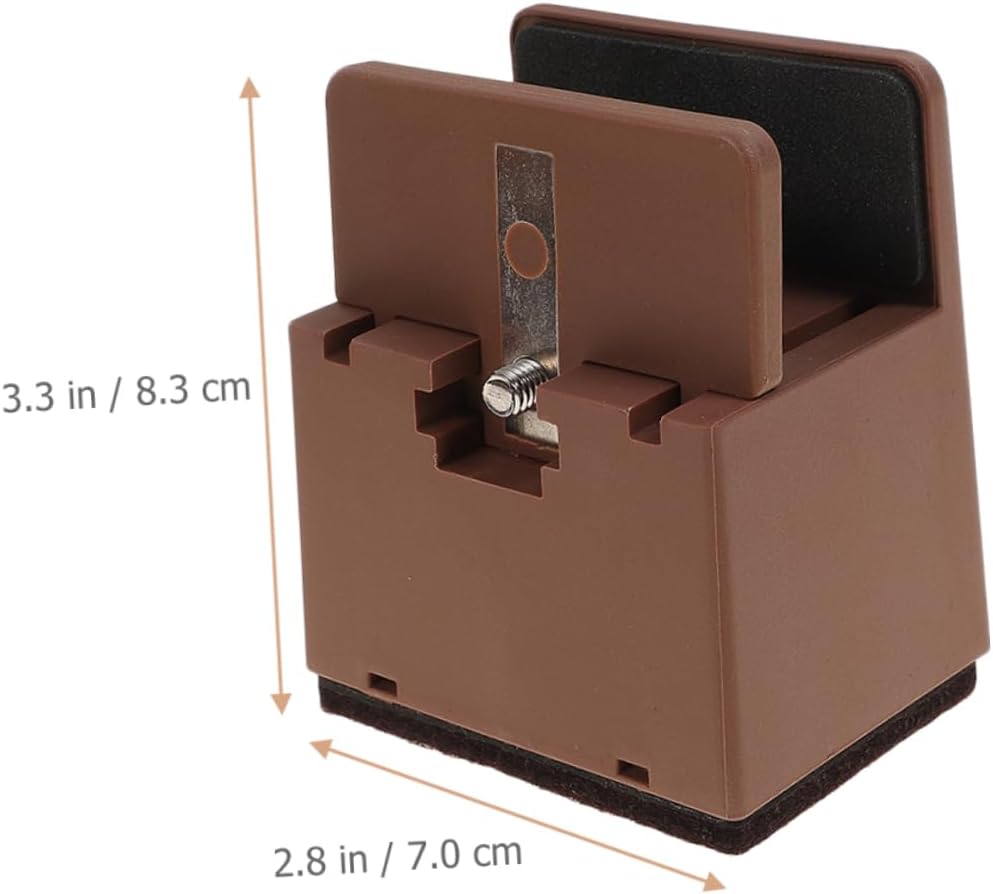 Gatuida 4Pcs Adjustable Bed Riser Blocks Height Increase for Couch Desk and Furniture Legs Heavy Duty Furniture Risers with Strong Load Bearing Capacity