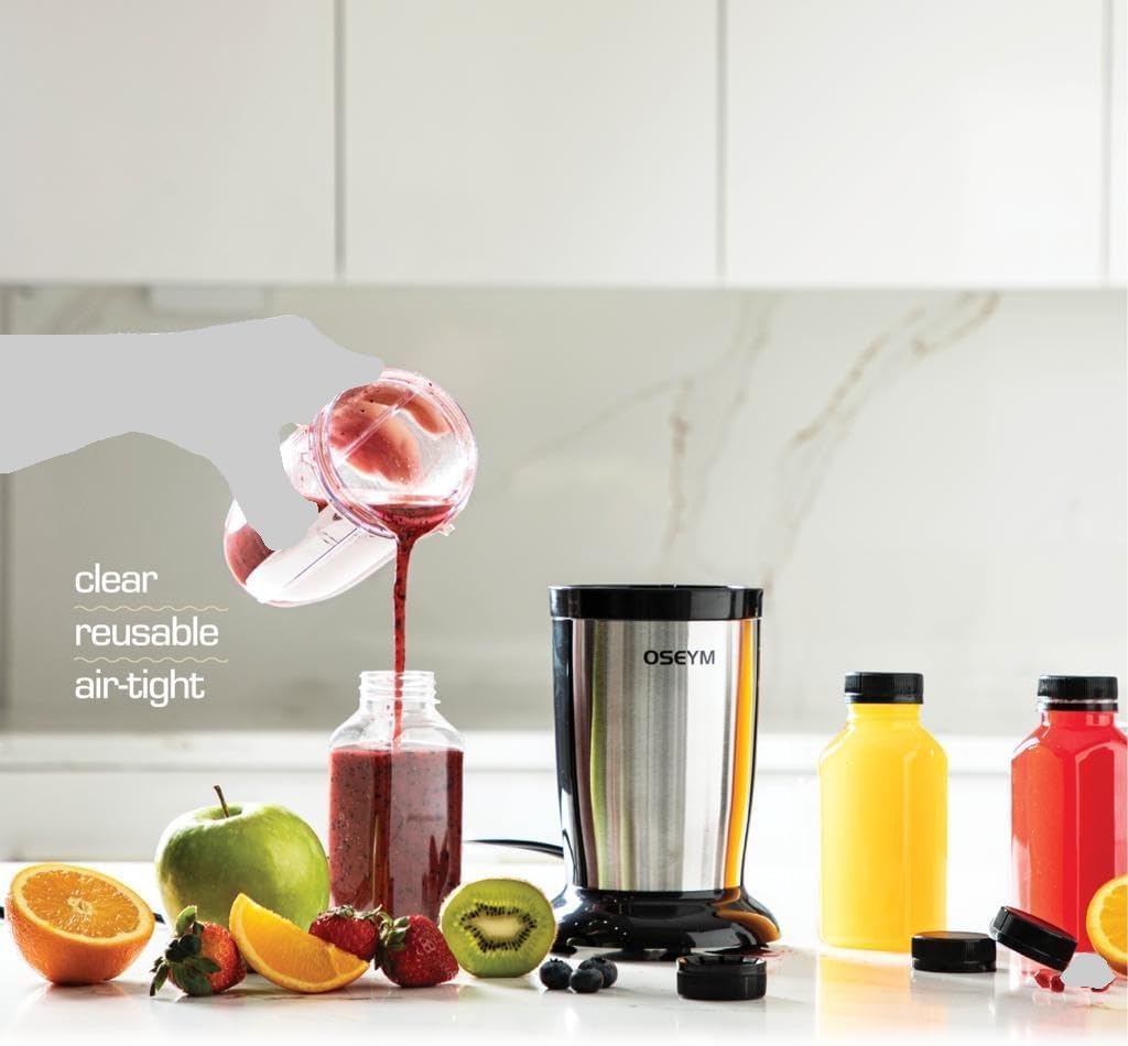 DECADORN 8oz 12pcs Plastic Bottles With Caps - Juicing Bottles For Juicing - MADE IN USA Clear Mini Bottle With Lids - Drink Container - Shatterproof, BPA-Free, Leak proof, Disposable & Recyclable thumbnail