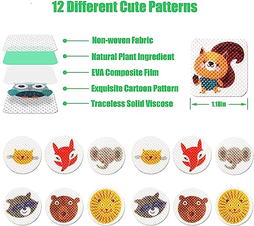 Image of Mosquito Repellent Patches Natural Mosquito Repellent Patch 72 Hours Protection for Kids & Adult (72)