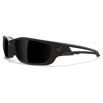 TSK-XL216 Kazbek XL Polarized Safety Glasses, Black with Smoke Lens