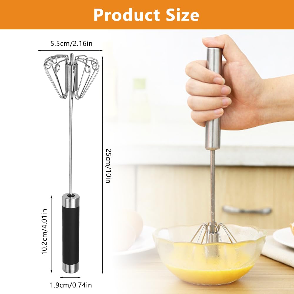 Set Di 2 Fruste Semiautomatiche In Acciaio Inox - Multifunzionali - A