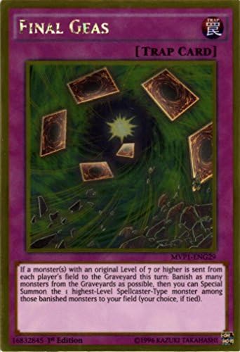 YU-GI-OH! - Final Geas (MVP1-ENG29) - The Dark Side of Dimensions Movie Pack Gold Edition - 1st Edition - Gold Rare image 2