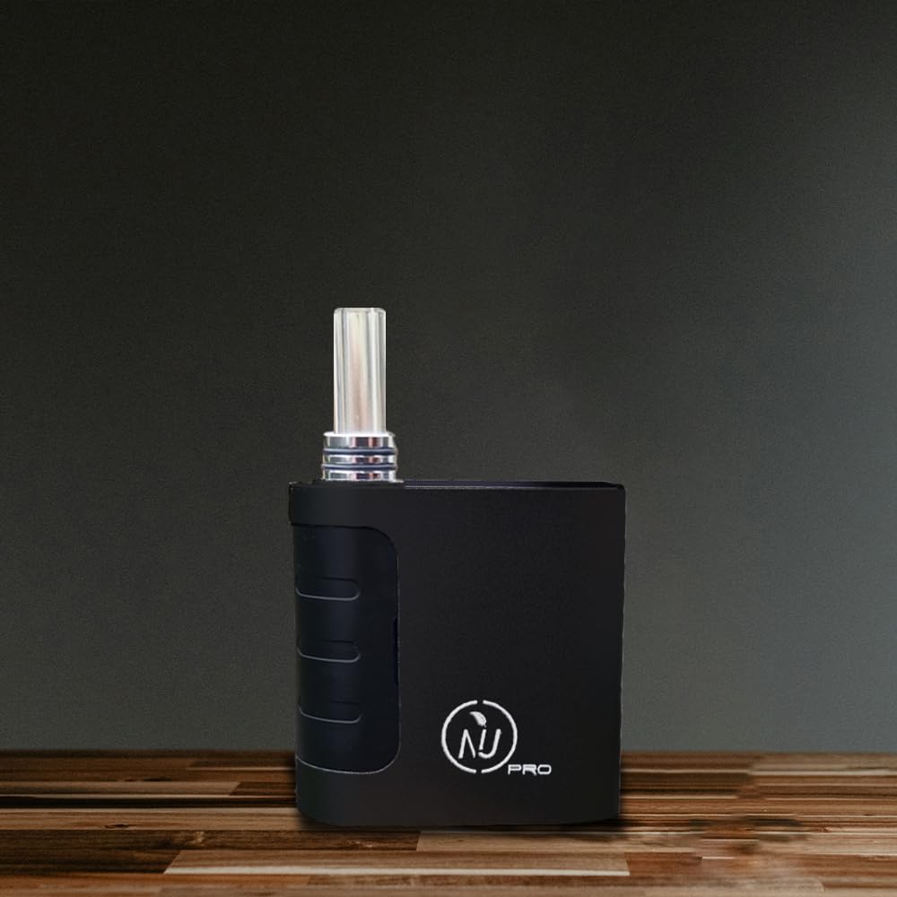 IXIGER Vaporizer,Vaporizer für Kräuter & Extrakte,Kräuter Verdampfer. | Einfache Reinigung,Ausziehbares Glasmundstück,Konvektion,mit Anleitung,Kompakt,Kein Nikotin(Schwarz)