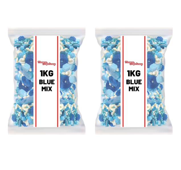 2kg Blue Mix Bundle Assorted Sweets | 2kg Bulk Bag | Blue Pick & Mix Candy Selection for Parties & Events