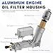 XINLIN 926-876 926-959 Upgraded ALL Aluminum Engine Oil Filter Housing with Oil Cooler and Sensors for 2011-2016 Dodge Journey Charger Challenger Durango Avenger Wrangler Grand Cherokee 200 300