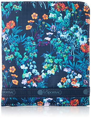 [レスポートサック] 公式 ウォレット 財布 パスポートケース MULTI CASE/3906 フルーレセントフローラルブルーのサムネイル