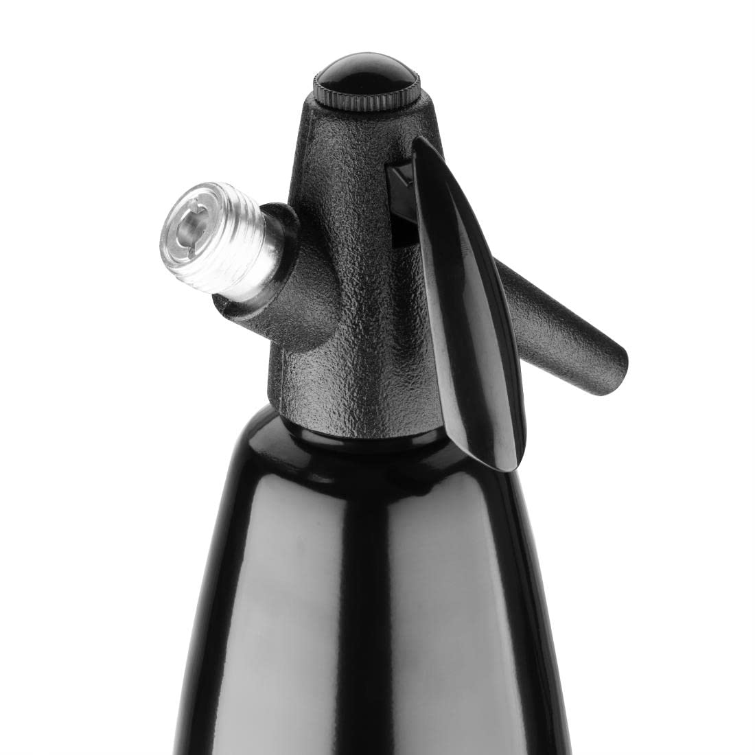 Olympia Sifone per soda nero da 1 l, con nuove funzioni utili per una migliore esperienza