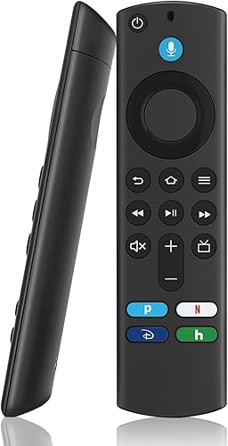 L5B83G - Control remoto de repuesto con función de voz (3 generación) apto para Smart TV Stick (2 generación, 3 generación, Lite, 4K), apto para