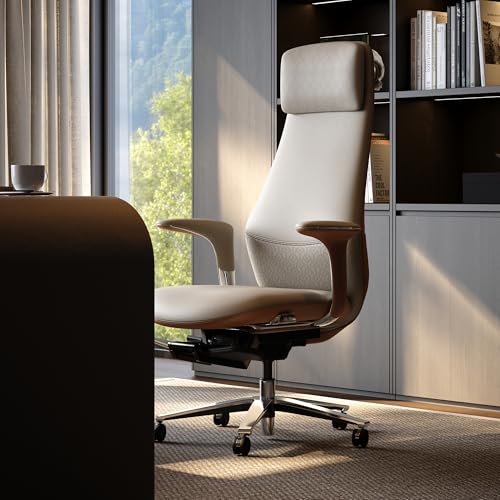 Luxury leather executive chair