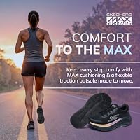 Skechers Women's Max Cushioning Endeavour Canova Sneaker, Black/Pink, 8.5 — image 5