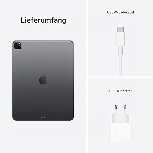 2021 Apple iPad Pro (12.9-inch, Wi-Fi, 256GB) Space Grey (Renewed) - 6